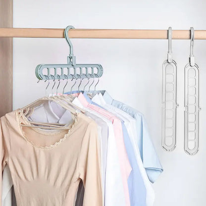 Magic Multi-Port Support Hangers for Clothes Drying Rack