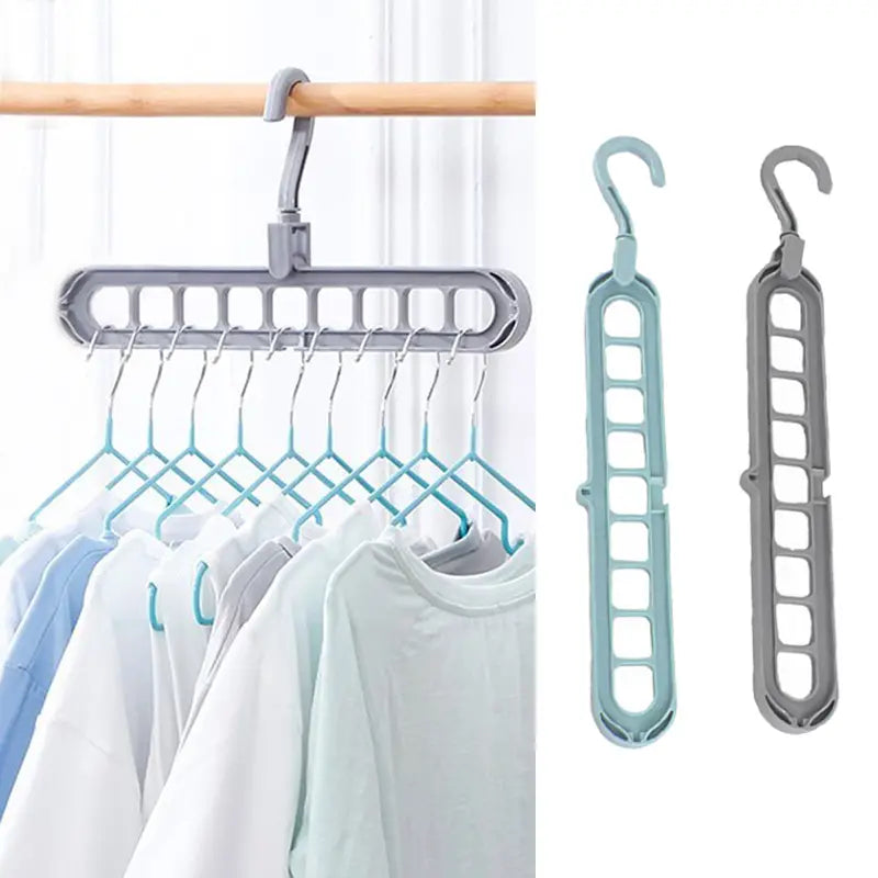 Magic Multi-Port Support Hangers for Clothes Drying Rack