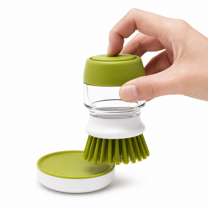 Cepillo para platos con jabon 2 en 1